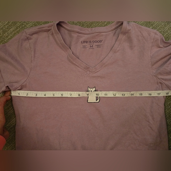 Life Is Good Pink Short Sleeve Tee - Picture 7 of 9